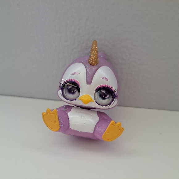 Poopsie Cutie Tooties WADDLE Purple Penguin Unicorn Rooted Lash - Picture 2 of 7